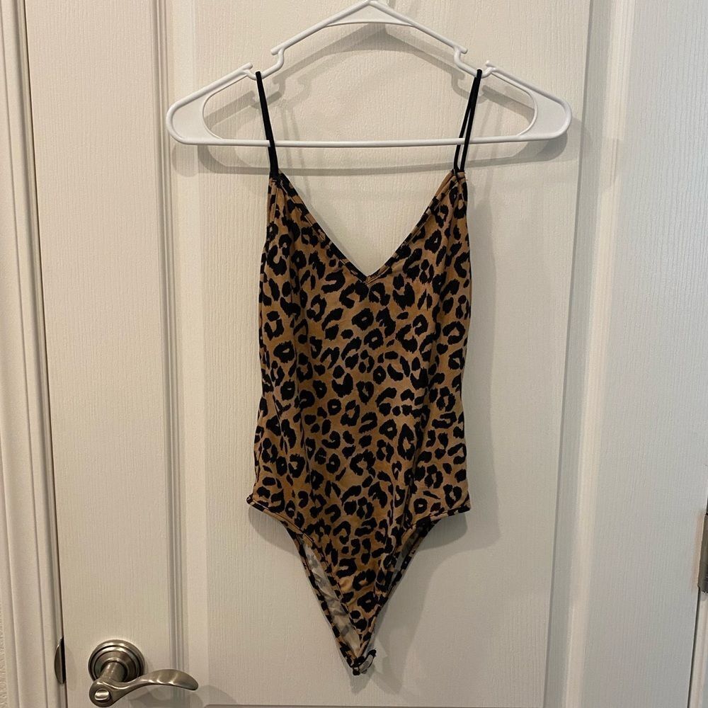 Worn once Forever 21 cheetah bodysuit